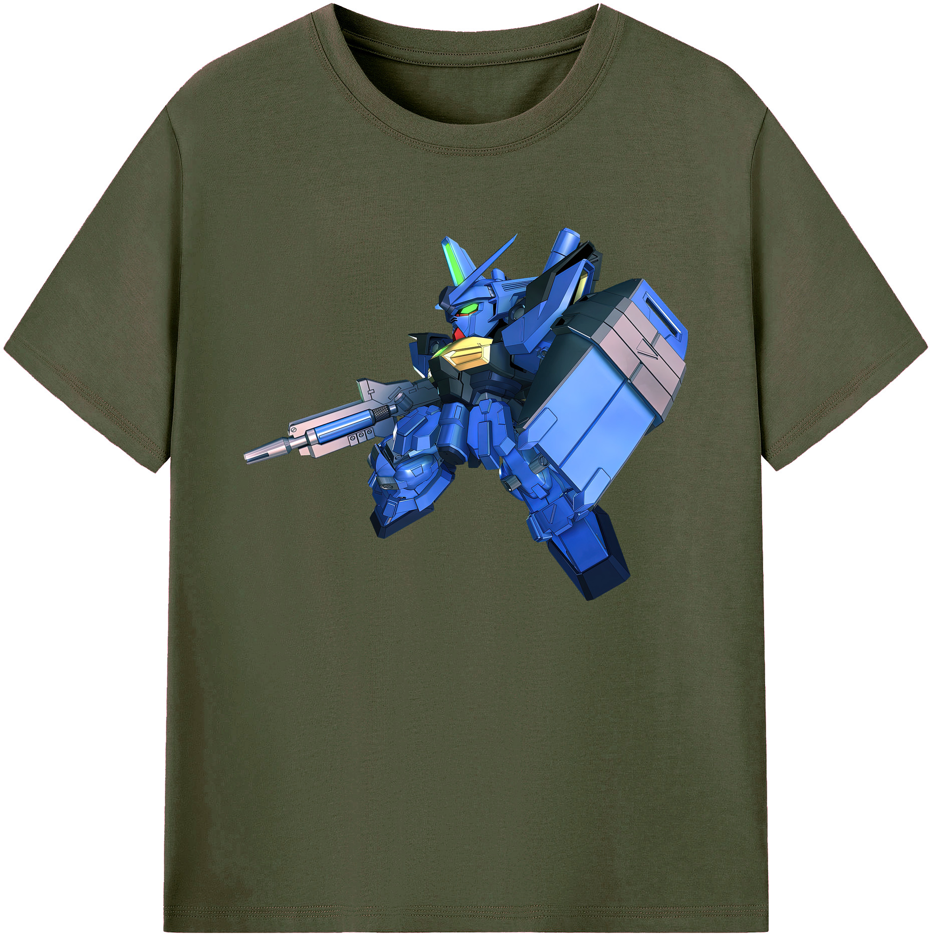 （画像用） 機動戦士ガンダム Mobile Suit Gundam 綿100％ メンズ半袖Tシャツ｜肌触りやわらか＆通気性